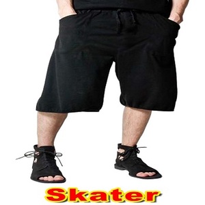 MICROFIBER FABRIC SKATER <b>shorts</b> WITH 2 SIDE POCKETS WITH 1 BACK POCKET (Inseam is 17 Inches ) - Product Image 2