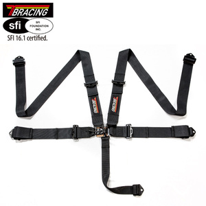 TBRACING SF-501 ceinture de sécurité en polyester 5 points certifiée SFI 16.1 pour l'utilisation en voiture sale - Product Image 1