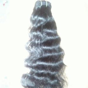 Tejido de cabello Remy ondulado al agua. Tejido de cabello humano crudo. Tejido de cabello humano indio de doble trama de máquina de India - Product Image 6