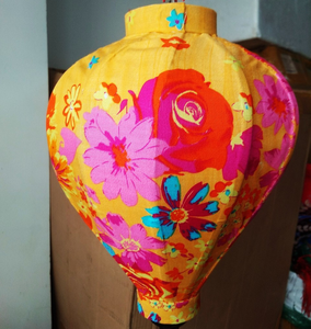 Lanterne haut de gamme en soie huami, lanterne pour décoration extérieur, ambre + 84383004939 - Product Image 4