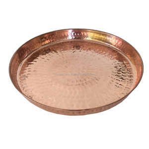 ตอกทองแดงรอบถาดเสิร์ฟสำหรับโรงแรมและบ้านบาร์ - Product Image 1