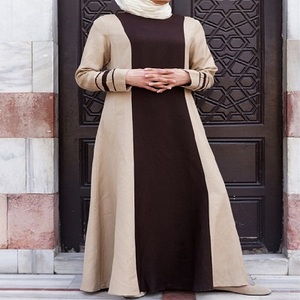 เสื้อผ้าชีฟองขนาดพิเศษพิมพ์ลายดิจิทัลสำหรับผู้ใหญ่ดีไซน์แบบลำลองสไตล์อิสลามแบบเรียบง่ายสไตล์โมร็อกโก - Product Image 2