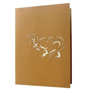 Carte de vœux 3D en papier découpé au laser HMG, carte pop-up pour cadeau, idéale pour la fête des pères ou un anniversaire pour lui - Product Image 3