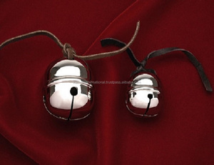 Clochette de cuisse en laiton avec bracelet en cuir, de couleur argent, STYLE polaire EXPRESS, 1 pièce - Product Image 2