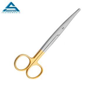 Vente en gros de ciseaux professionnels à dissection plaqués or J2 Instruments chirurgicaux en acier inoxydable de haute qualité - Product Image 1