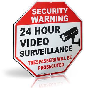 Segnale di videosorveglianza-sorveglianza 24 ore su 24 tutte le attività sono insegne monitorate-segnali di sicurezza CCTV - Product Image 3