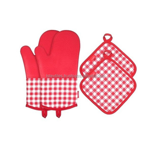 Meilleures maniques de cuisine en sergé 100 % coton résistantes à la chaleur avec impression de logo personnalisé, support de casserole de cuisine haut de gamme, compatible lave-vaisselle, écologique - Product Image 3