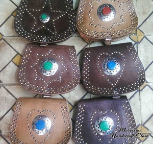 Sac à main en cuir véritable pour femmes, bandoulière - Product Image 1