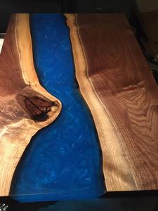 Mesa de centro epoxi de madera maciza de último diseño para uso de muebles de sala de estar - Product Image 3