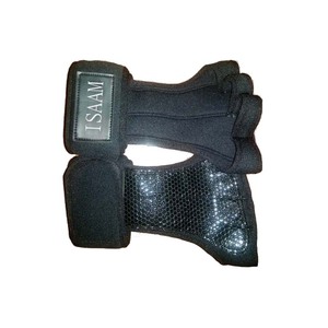 Almohadilla de agarre de secado rápido de cuero de poliéster de alta calidad para Fitness gimnasio deportes al aire libre levantamiento de pesas guantes Premium mitones - Product Image 1