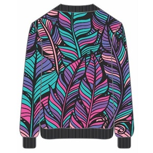 Sweat à capuche personnalisé grande taille Sweat-shirt imprimé à capuche coloré avec décoration brodée Vêtements d'hiver décontractés et longs - Product Image 3