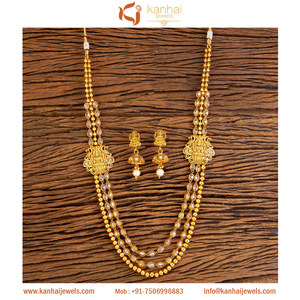 18455 Lct Temple Side Colgante Collares Chapado en oro para bodas Fiestas Compromisos Aniversarios - Product Image 2