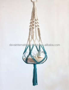 Cuerda decorativa clásica para jardín, macramé, bonito colgante de pared de algodón, macramé, gran oferta - Product Image 1