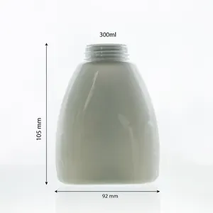 300ml חלבי לבן קצף משאבת PET פלסטיק בקבוק ניקוי פנים אריזת פלסטיק אריזה בתפזורת מחיר