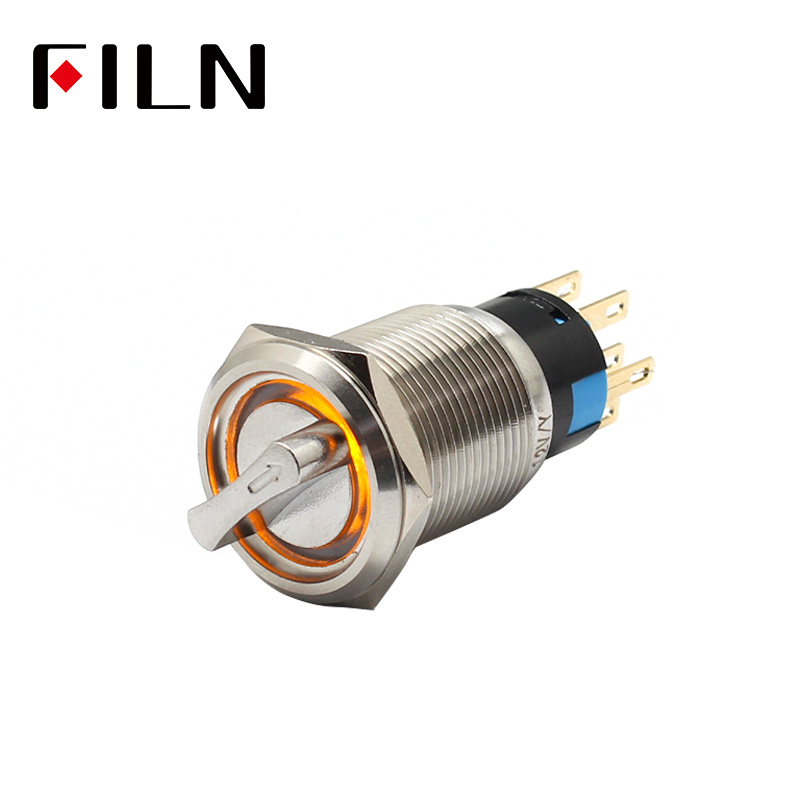sourcing map 16Pin 4P3T 4 Pole 3 Posizioni selezionabili Single Deck Band Selettore Rotary Switch 2 Pz