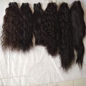 Cheveux humains birmans vietnamiens bruts vierges non traités, cuticule douce alignée, boucles afro ondulées droites naturelles, vendeurs de vagues naturelles - Product Image 4