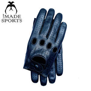GANTS DE CONDUITE EN CUIR POUR HOMME-NOIR BRUN - Product Image 2
