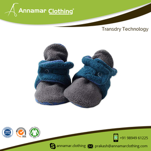 Chaussons en coton molletonné avec Logo personnalisé, accessoires pour bébé, fille indienne, douce, de styliste, vente en gros - Product Image 2
