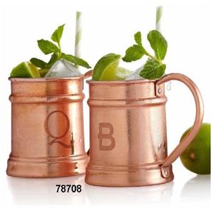 Fabricant de chope à bière en cuivre antique de haute qualité avec tasse à poignée en cuivre - Product Image 1