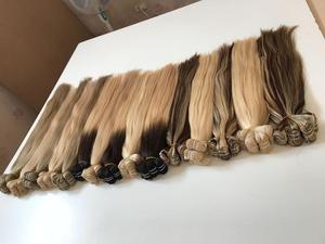 ผมทอสีบลอนด์ของมนุษย์เวียดนาม,เย็บต่อผมสีบลอนด์,Iราศีกันย์ผมตรง16นิ้วผมมนุษย์ - Product Image 3