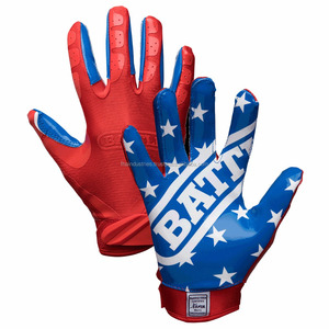 Guantes de fútbol americano, guante receptor para jóvenes y adultos, marca personalizada para niños y niñas, uso de entrenamiento profesional Elite - Product Image 1