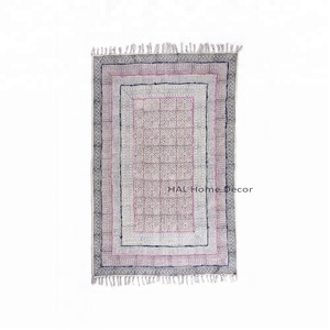 Tapis d'intérieur rectangulaires, grande taille, tissé à la main, tapisserie indienne en couleurs, tissées à la main, pour le salon - Product Image 3