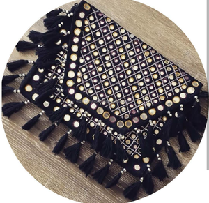 Sac à bandoulière en cuir avec broderie, écologique, multicolore, taille personnalisée, dernière mode - Product Image 2