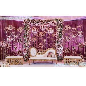 Bougies murales élégantes pour mariage anglais Design occidental élégant pour une réception de mariage haut de gamme Décorations de mariage de qualité pour la scène - Product Image 1