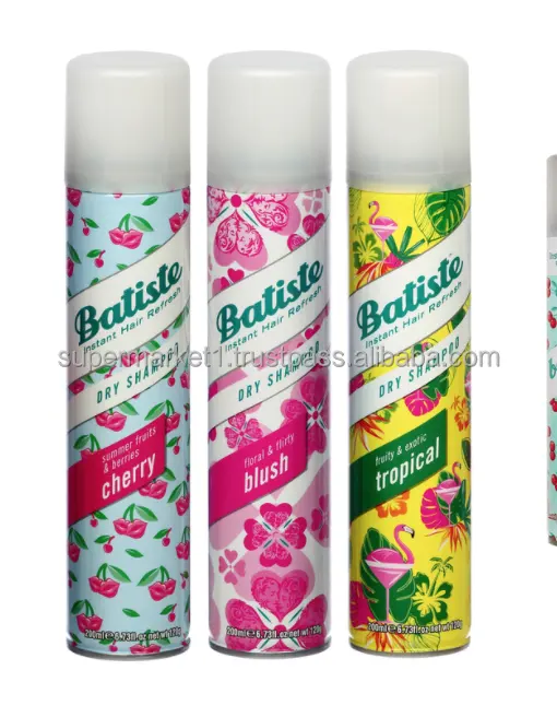 Champú seco para cabello Batiste en lata de spray para lavado rápido de Reino Unido