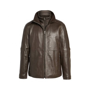 Nueva chaqueta de cuero de piel de oveja Natural larga acolchada de temporada de invierno de moda 2024 para mujer con color de capucha - Product Image 1