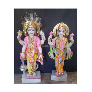 Exclusive Hindu Lord Laxmi Narayan Standing Idol Sculpture - Product Image 1