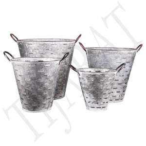 Arrosoir de fleurs galvanisé en métal, 1 pièce, pot d'eau pour le jardin - Product Image 6