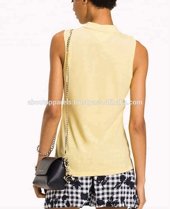 OEM Vente en gros en vrac 100% coton Polo décontracté pour femmes personnalisé court avec manches longues haute qualité prix bon marché - Product Image 5