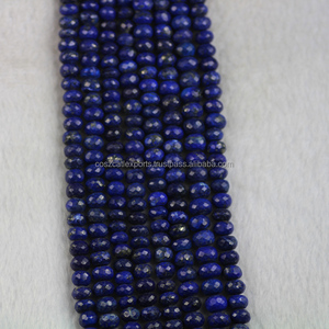Pierres précieuses afro naturelles en Lapis-lazuli, perles en vrac, pour la fabrication de bijoux, 10 pièces - Product Image 2