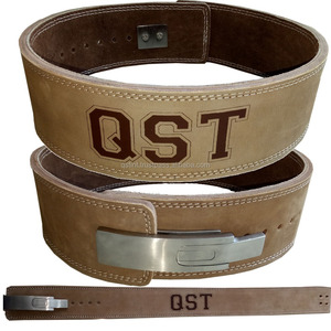 Ceinture de protection de la taille en cuir véritable PU personnalisée en gros, boucle à levier réglable, ceinture de sport pour la salle de sport - Product Image 2