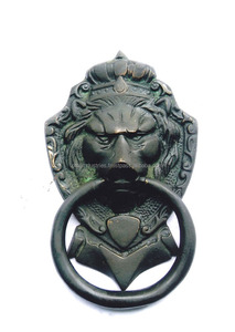 OMG Industries Heurtoir de porte en laiton massif Tête d'animal en fonte pour cuisine hôtel Utilisation décorative pour armoire commode - Product Image 2