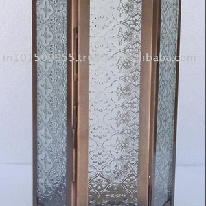 Handmade Glass Metal Frosted <b>Garden</b> <b>Lantern</b> Home Decor - Product Image 2