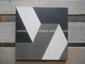 Carrelage en ciment encaustique CTS - Carrelage antidérapant pour sol et mur intérieur, taille 200x200 mm, traitement de surface complet, fabriqué à Ho Chi Minh City - Product Image 6