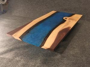 Mesa de centro epoxi de madera maciza de último diseño para uso de muebles de sala de estar - Product Image 2