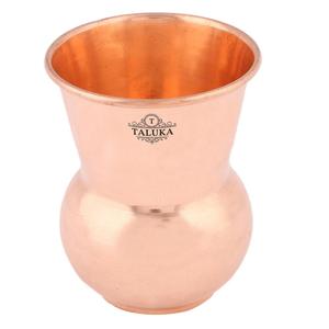 Gobelet en cuivre pur solide de 12 OZ/ 350 ML pour boire Servir Restaurant Maison Gobelet à eau en cuivre indien - Product Image 2