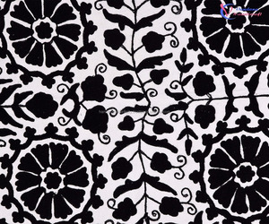 Sábana Plana Bordada de Algodón Uzbeko Suzani, Desechable, 200 Hilos, para Todas las Temporadas, para Dormitorio y Uso en Hoteles-J45 - Product Image 2