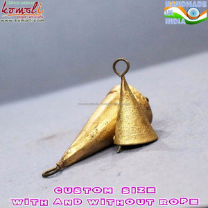 ระฆังรูปวัวสไตล์อินเดียแบบชนบทกระดิ่งโลหะทำด้วยมือสำหรับตกแต่งบ้านไร่งานฝีมือกระดิ่งลมและงานเทศกาล - Product Image 5