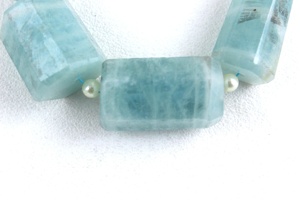 Piedras preciosas naturales de Aguamarina, lápices facetados en forma de Briolette, fabricación de cuentas, joyería al por mayor, venta exclusiva - Product Image 4