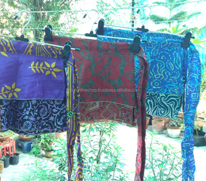 Fabuloso minifalda de seda hippie de 2 capas - Product Image 2