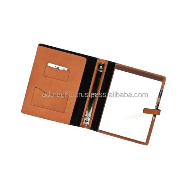 Neues Angebot Muster Office Ring Binder Leder/2023 PU 3 Ring binder Leder Ordner A4 Leder Kompendium 3 Ring Ordner