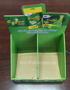 กล่องกระดาษแข็งสำหรับวางขนมโปรโมชั่นร้านสะดวกซื้อ สำหรับขายปลีก พร้อมชั้นวางสินค้าแบบตั้งพื้น รับทำโลโก้ตามสั่ง - Product Image 2