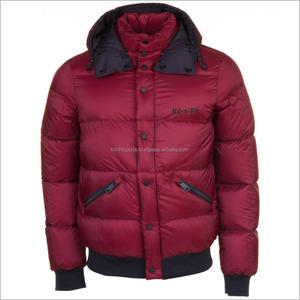 Doudoune d'extérieur noire pour hommes personnalisée pour les produits de Offre Spéciale d'hiver Blouson de bombardier à bulles personnalisé veste d'extérieur - Product Image 5