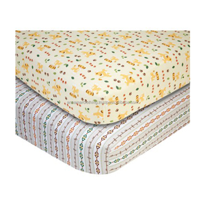 Drap-housse en tricot jersey produit bébé berceau drap berceau berceau 100% coton biologique drap-housse pour bébé - Product Image 1