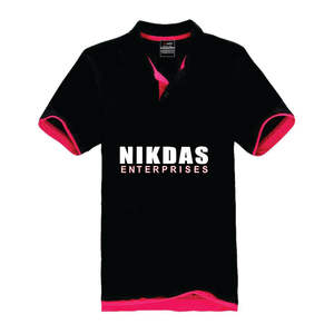 เสื้อโปโลสีดำคุณภาพสูง/เสื้อโปโลผู้ชายสำนักงาน - Product Image 1