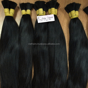 Extensiones de cabello Remy de la mejor calidad, cutícula recta natural alineada, de Vietnam - Product Image 3